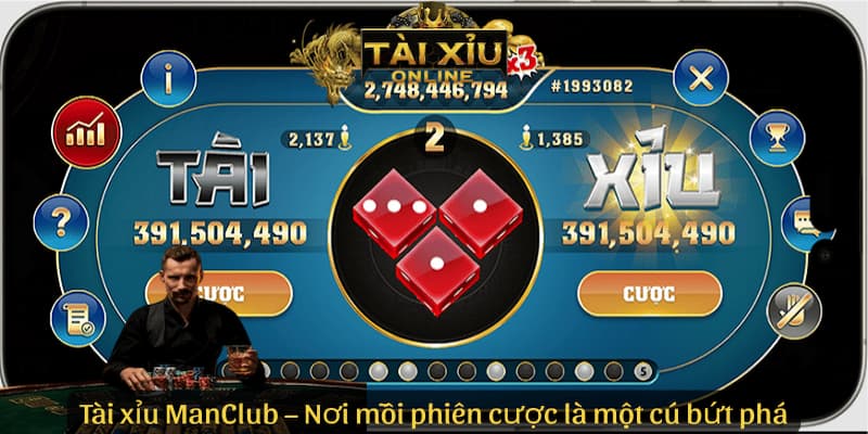 Hướng dẫn chiến thuật chơi tài xỉu Manclub